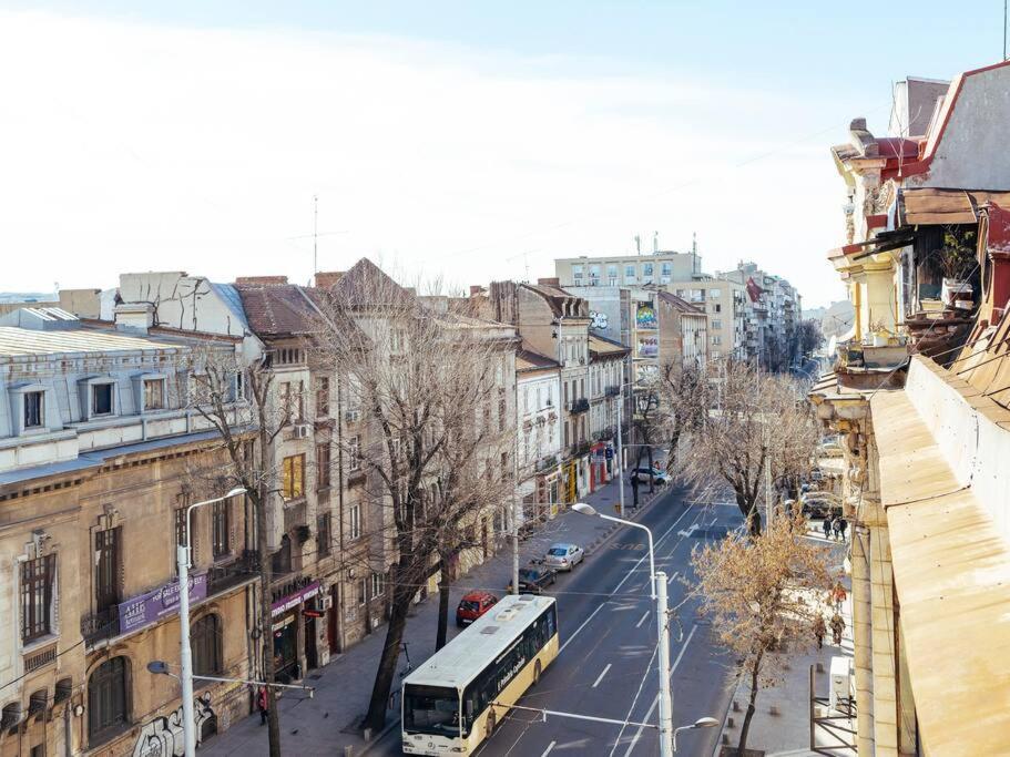 Newstudio & City Center I Balcony I Netflix Bucureşti Eksteriør bilde