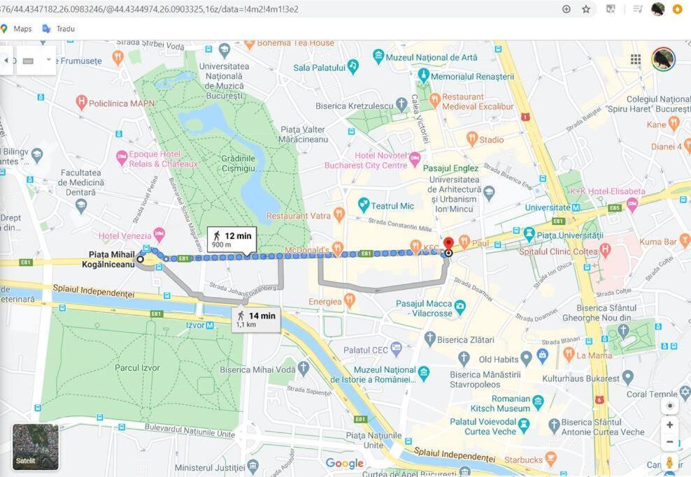 Newstudio & City Center I Balcony I Netflix Bucureşti Eksteriør bilde